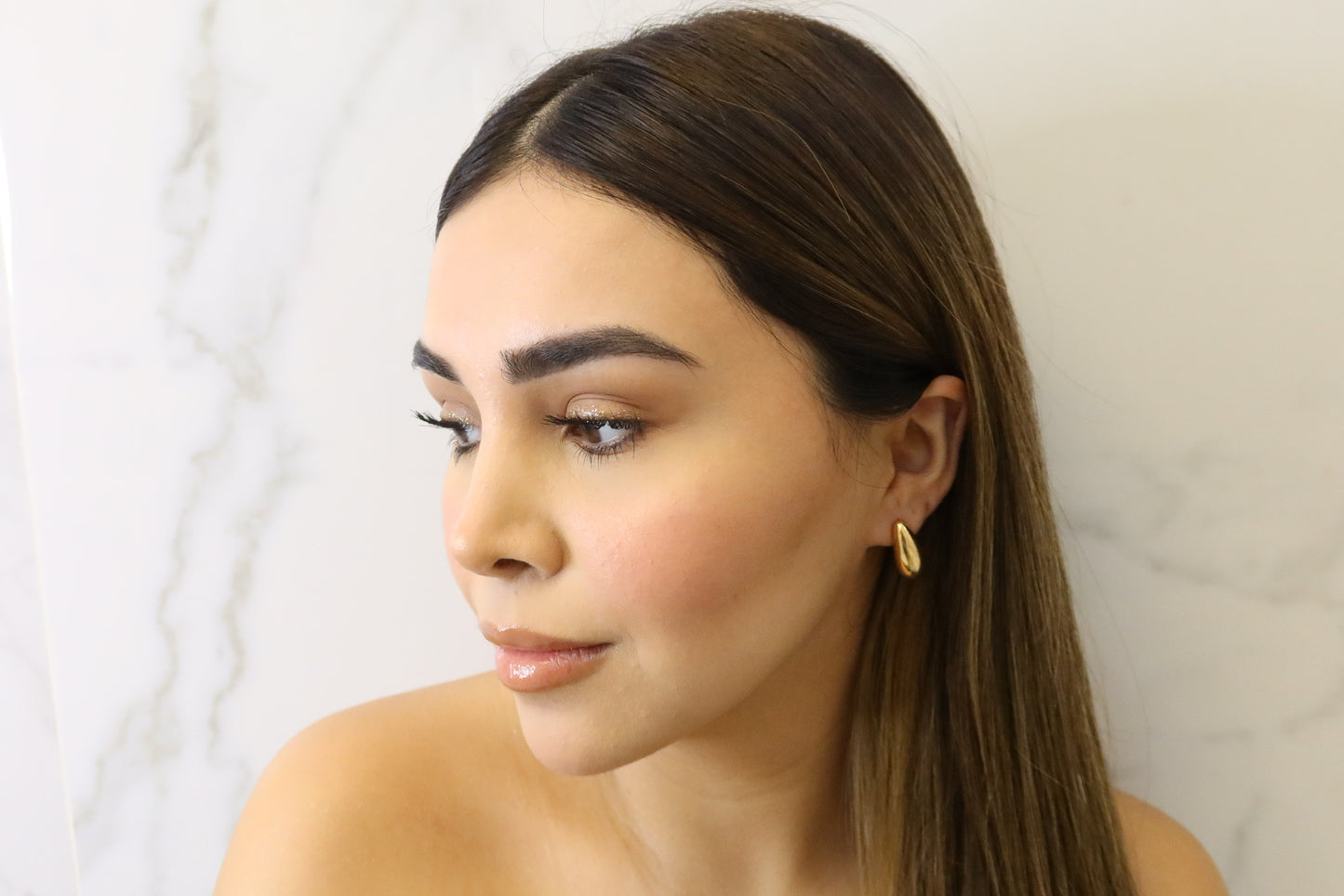 Mini Bottega Gold Earrings